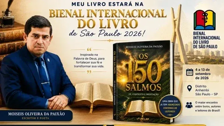 cidade - Cacoal terá representante na Bienal Internacional do Livro de São Paulo 2026