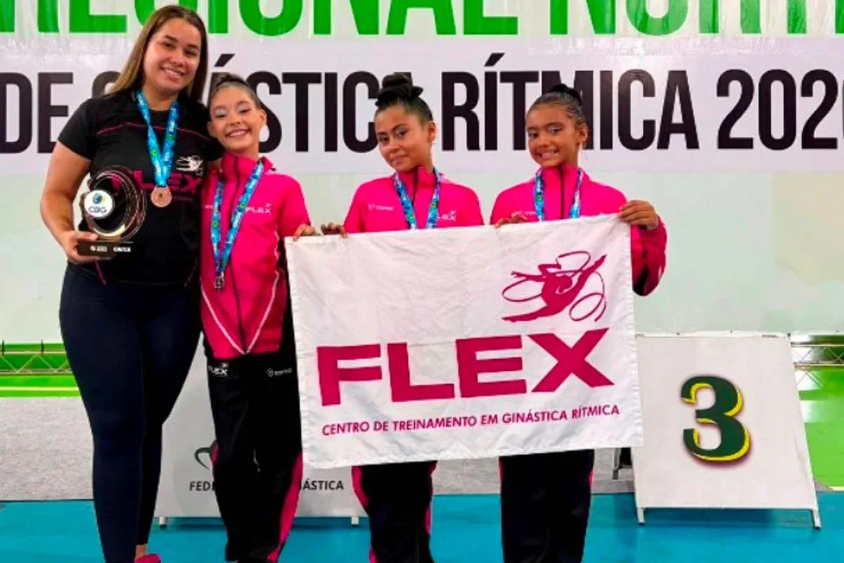 CONQUISTA - Trio de Ginástica Rítmica da Flex de Vilhena conquista vaga para o Nacional em São Paulo