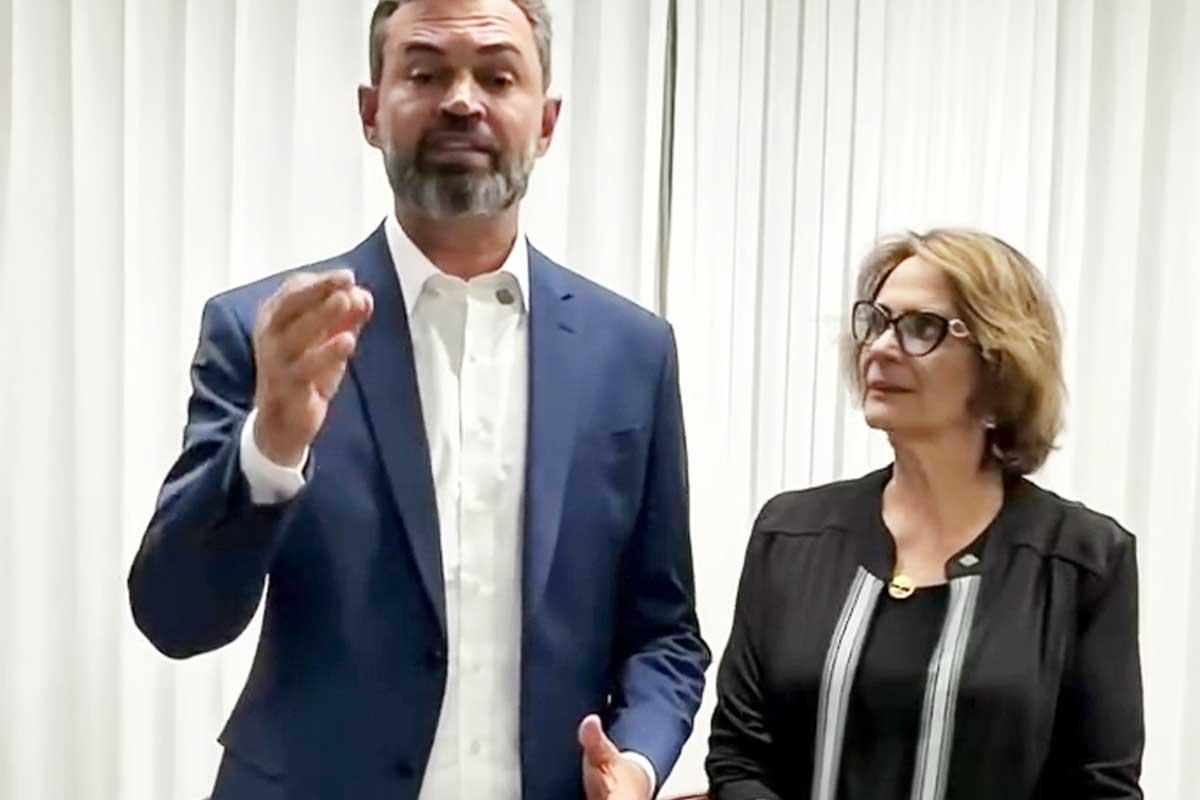 ELEIÇÕES 2026 - Ao lado de Damares, Bruno Bolsonaro Scheid defende segurança jurídica no campo: “Chega de falácia”
