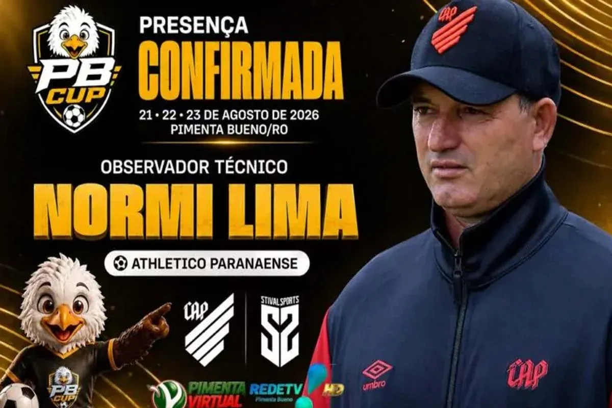 FUTEBOL - PB CUP 2026 terá observador técnico do Athletico Paranaense em Pimenta Bueno