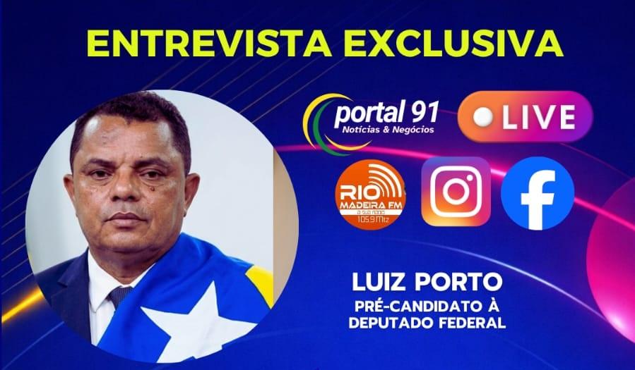 No Programa Repórter do Povo, apresentado por Edmilson Silveira, teremos um bate-papo exclusivo, forte e transparente com Luiz Porto, pré-candidato a Deputado Federal.