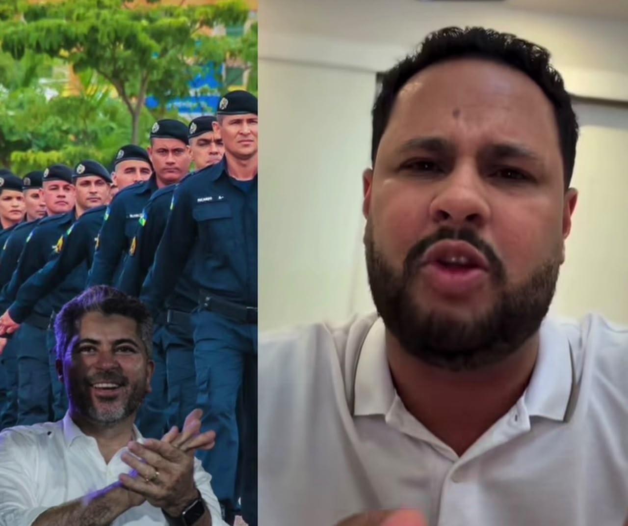“Pitoresca e perigosa”: Samuel Costa acusa Marcos Rogério de despreparo e diz que proposta de policiais temporários coloca Rondônia em risco