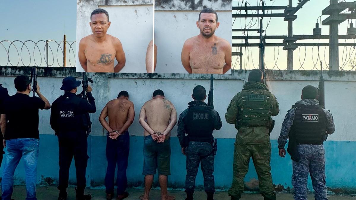Polícia - Três integrantes do PCC que fugiram de delegacia são recapturados pela PM; um foi baleado