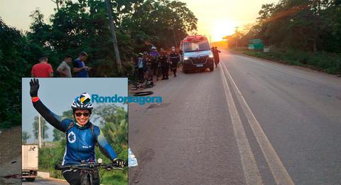 Polícia - Vídeo: ciclista morre atropelada por carreta e motorista foge após avançar contra testemunhas