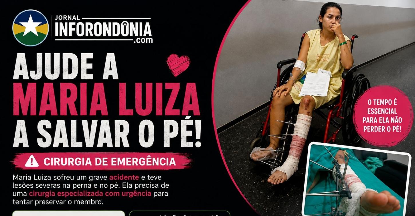 URGENTE: Maria Luiza precisa de cirurgia de R$ 35 mil para tentar salvar o pé; saiba como ajudar