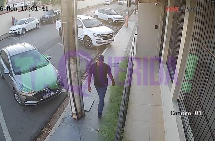 Vídeo - mostra homem atacando sexualmente empresária na frente do filho de 5 anos em MT