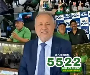 Candidato a deputado federal pelo PSD, número 5522, afirma que o fortalecimento do setor produtivo rural e o apoio aos produtores estarão entre suas prioridades caso seja eleito.