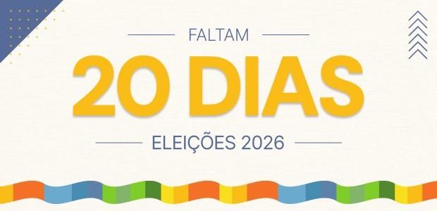 Eleições - Faltam 20 dias para o 1º turno das eleições