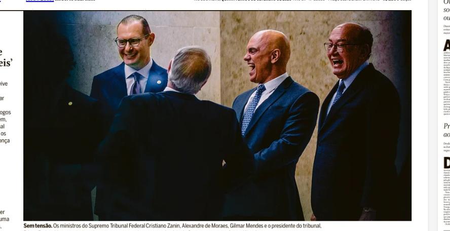 'Na cara de todo mundo' - Ministros gargalham com Moraes e ignoram infâmia cercando Supremo