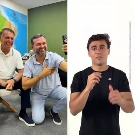 Nikolas Ferreira declara apoio a Bruno Bolsonaro Scheid ao Senado: “Se Bolsonaro confia, a gente confia também”