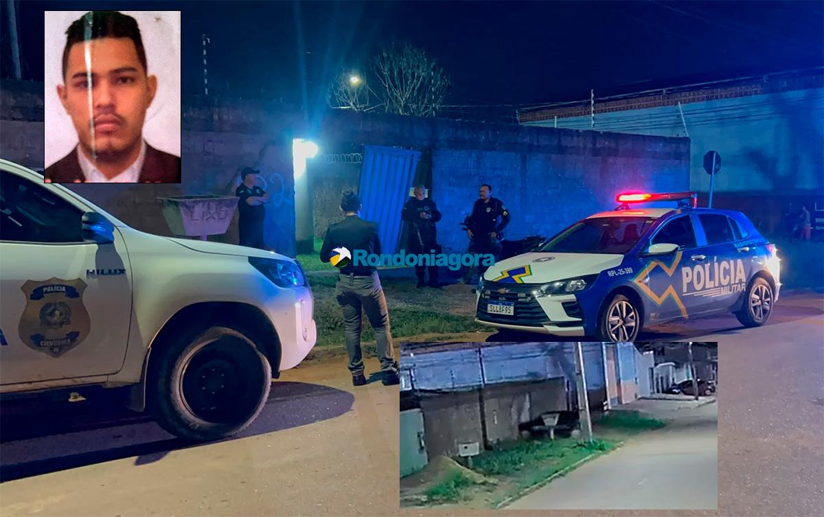 Polícia - Vídeo: criminosos derrubam portão com carro, invadem casa e matam apenado a tiros em Porto Velho