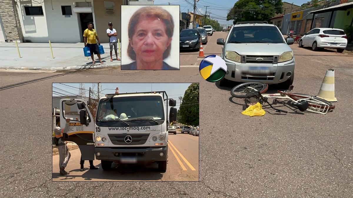 Polícia - Vídeo: Idosa tenta evitar colisão com carro e morre atropelada por caminhão na capital
