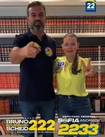 Senador Bruno Scheid - Deputada federal Sofia Andrade