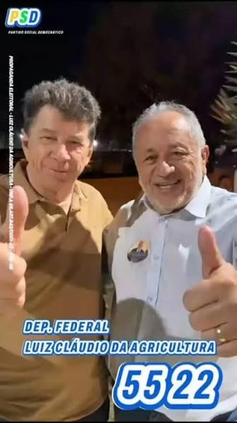 Ex governador Cassol- Luiz Cláudio da agricultura