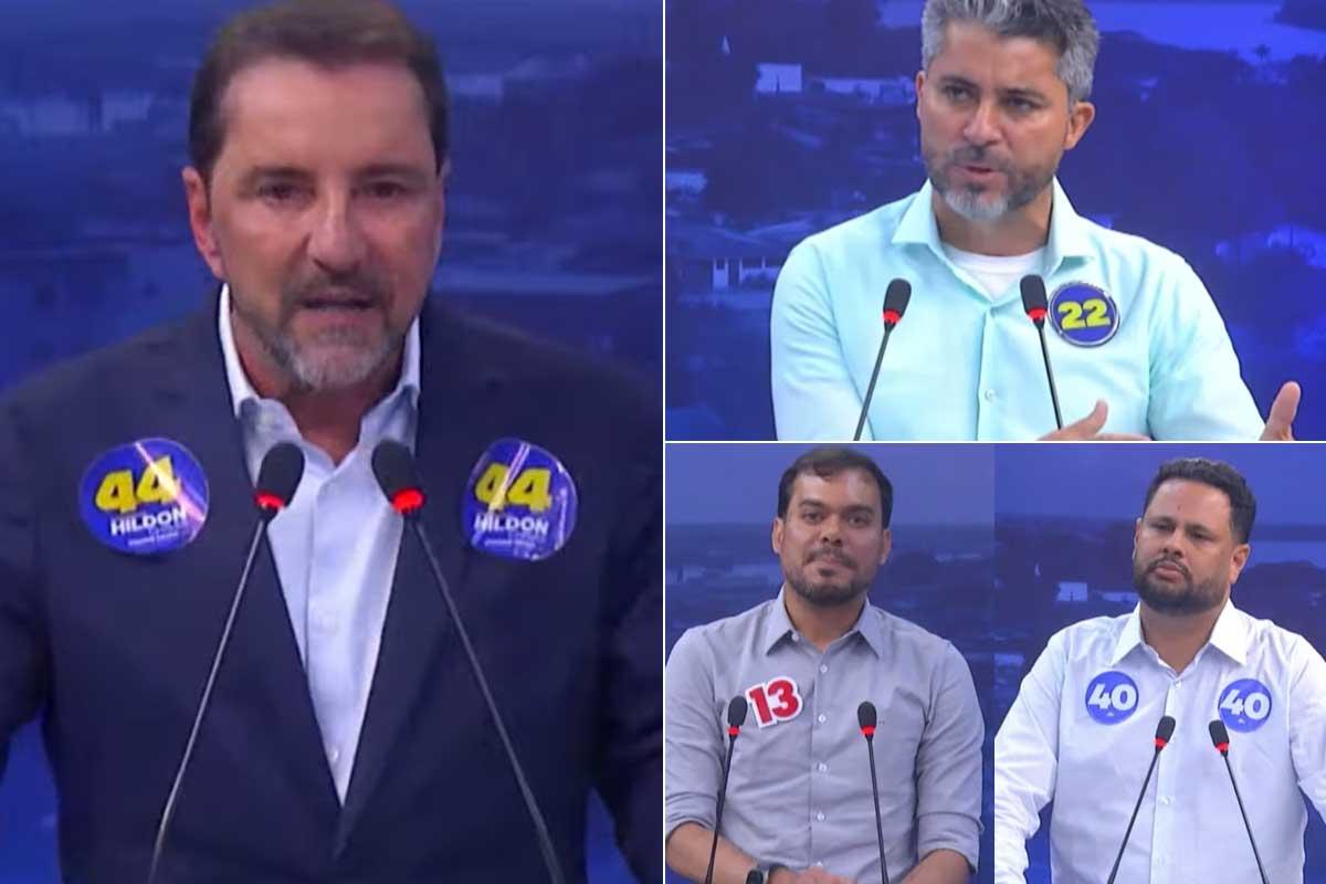 RESENHA POLÍTICA  - Hildon vira “fantasma”, Marcos Rogério administra vantagem e Netto e Samuel fazem do debate uma rinha