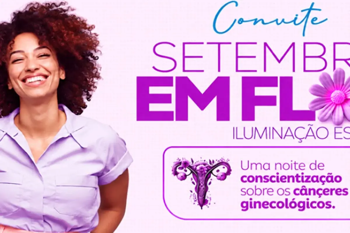 SAÚDE DA MULHER - Prefeitura de Cacoal adere ao Setembro em Flor com iluminação especial