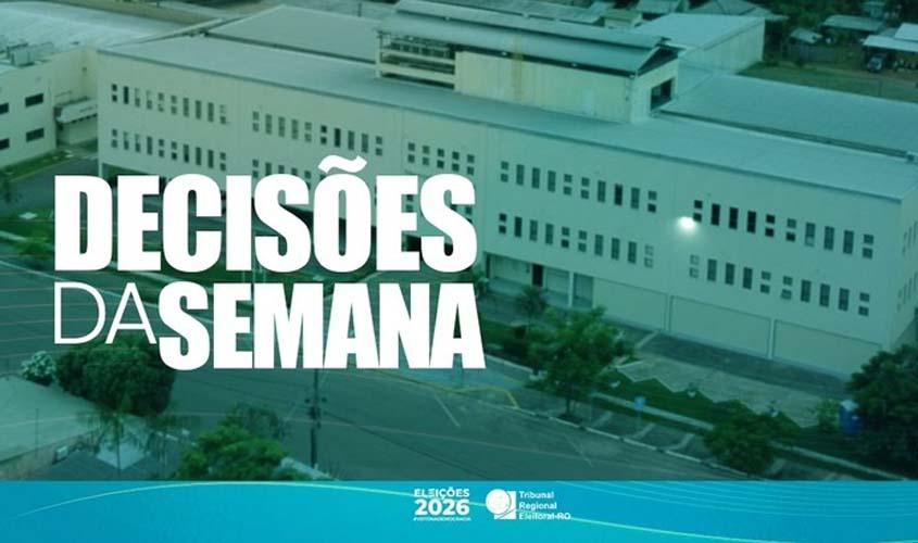 TRE-RO julga propaganda e registros de candidatura para 2026