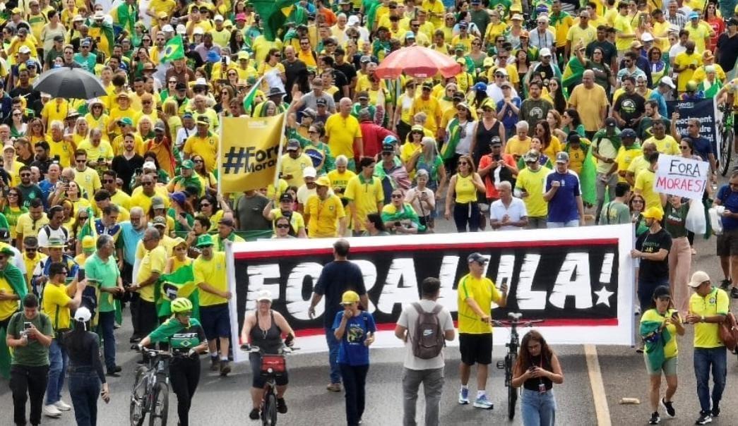 Veja os vídeos - Brasília é tomada por protestos contra Lula e Moraes no feriado da Independência