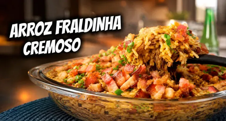 Vídeo - Culinária -  Arroz de fraldinha cremoso: sabor que conquista!