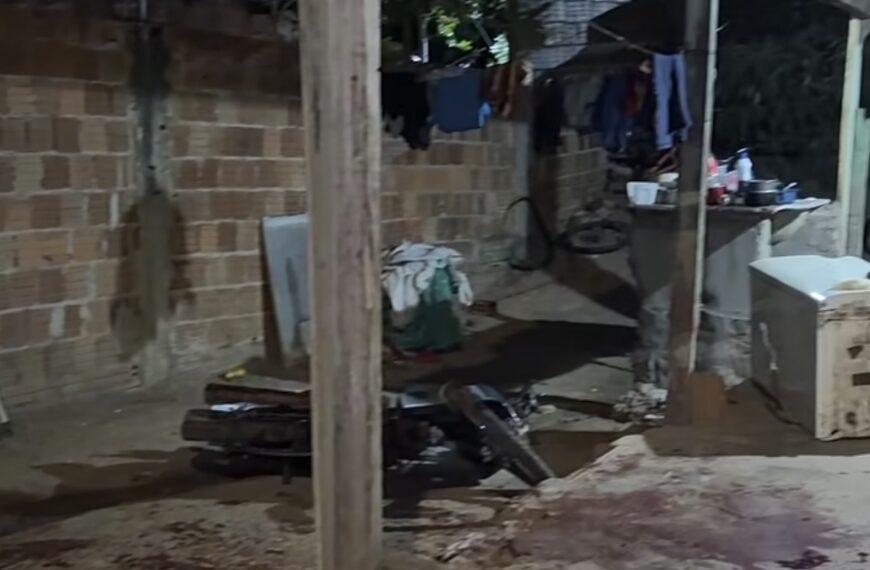Chacina termina com três homens mortos a tiros e um baleado MT; vídeo
