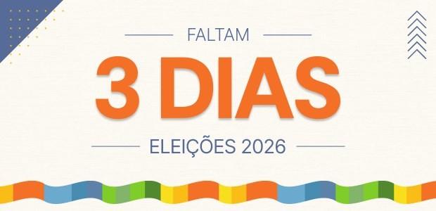 Eleições - Faltam 3 dias: propaganda eleitoral gratuita no rádio e na TV termina nesta quinta