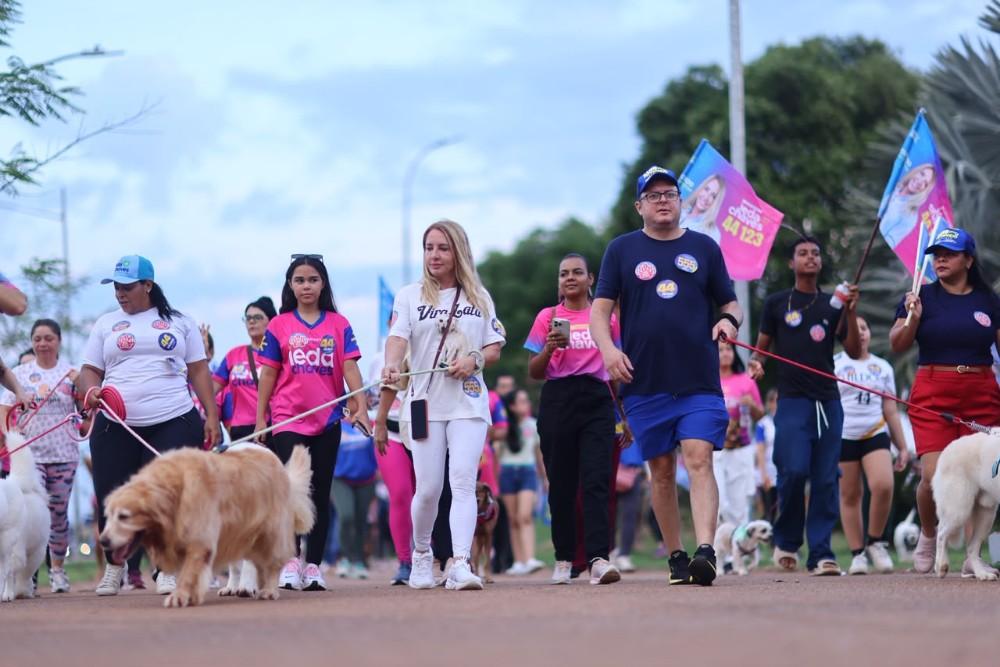 Eleições - Ieda Chaves encerra campanha com Caminhada PET e reforça compromisso com a causa animal