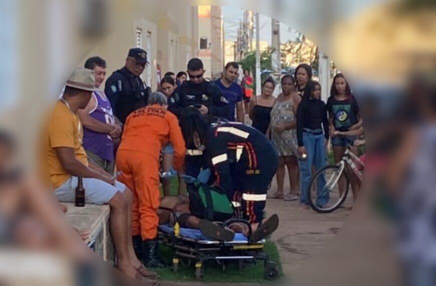 Garanhão ‘canta’ mulher, causa briga de casal e leva facada no pescoço em Rondonópolis