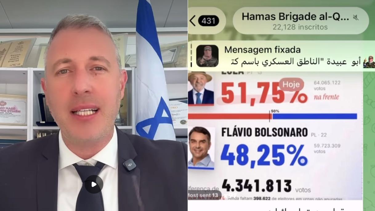 Grupo terrorista - VÍDEO - Porta-voz de Israel afirma que Hamas celebrou vitória de Lula