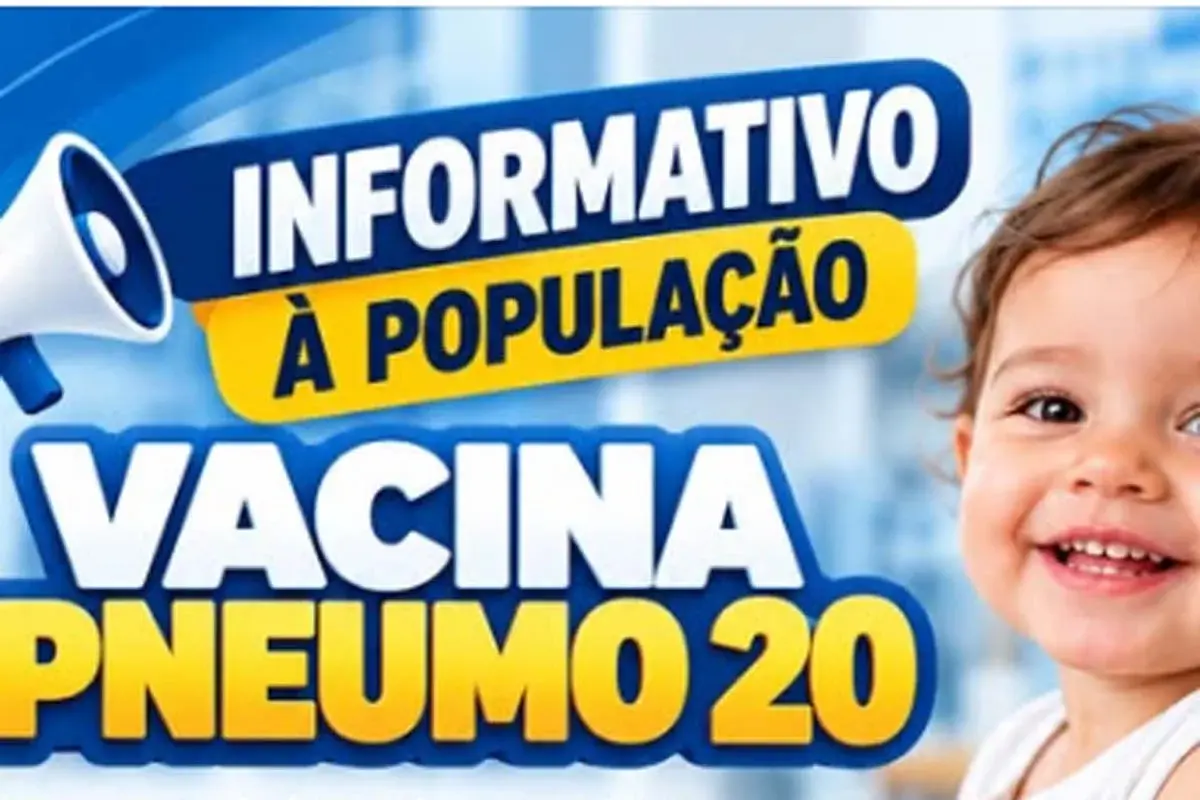 IMUNIZAÇÃO - Prefeitura de Rolim de Moura orienta população sobre Pneumo 20 para crianças de 0 a 4 anos