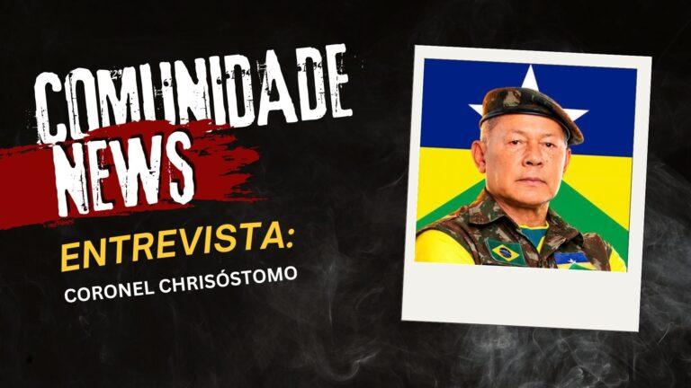 News TV Ao Vivo Comunidade News: Coronel Chrisóstomo é o convidado de quinta