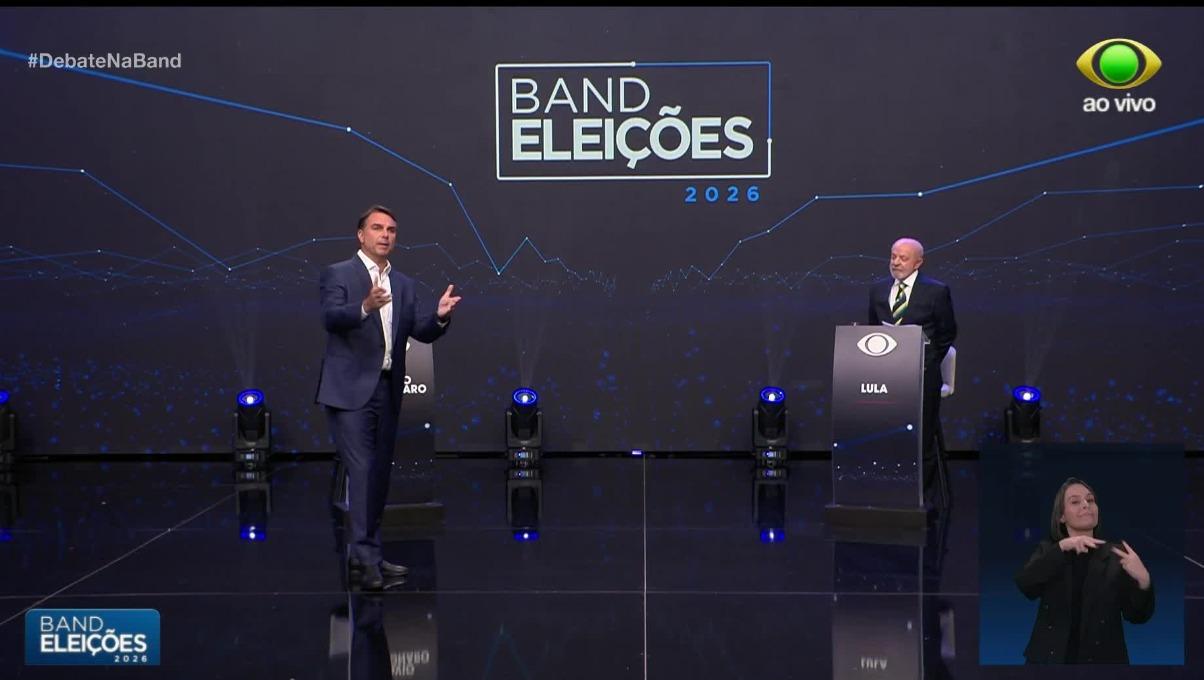 Pesquisa Real Time Big Data - Maioria avalia Flávio melhor que Lula em debate, sabatinas e na TV