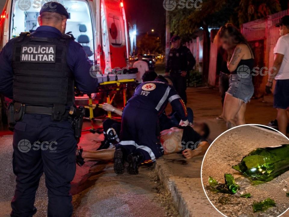 Plantão de Polícia - Homem é atacado pela namorada com garrafa quebrada no dia do aniversário em Porto Velho