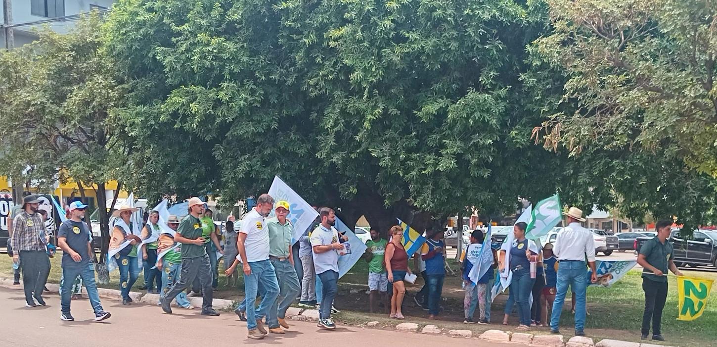 As ruas falaram alto hoje na caminhada com BRUNO BOLSONARO SCHEID 222!