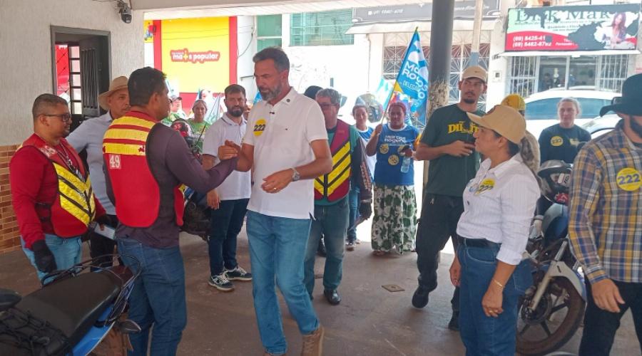 As ruas falaram alto hoje na caminhada com BRUNO BOLSONARO SCHEID 222!