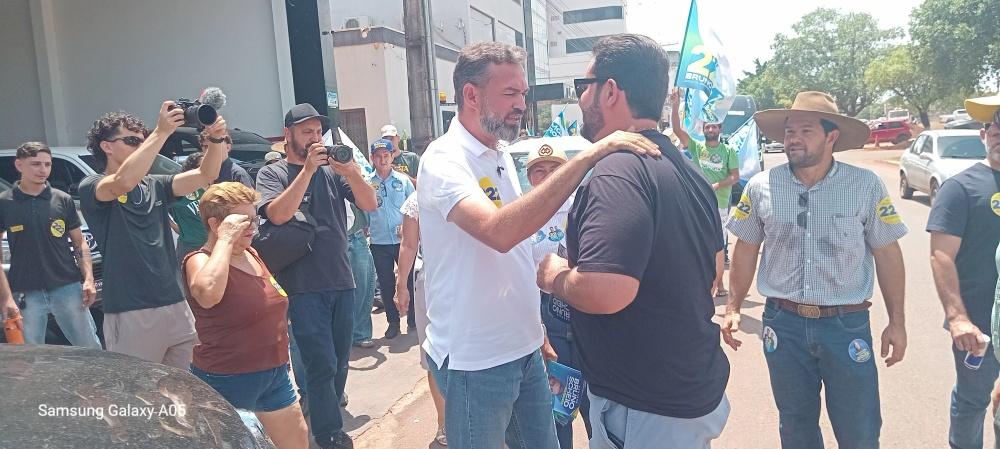 As ruas falaram alto hoje na caminhada com BRUNO BOLSONARO SCHEID 222!
