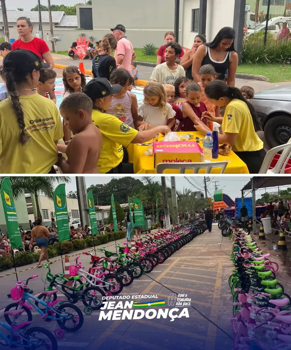 A participação de Jean Mendonça na festividade foi registrada em manifestação do próprio parlamentar