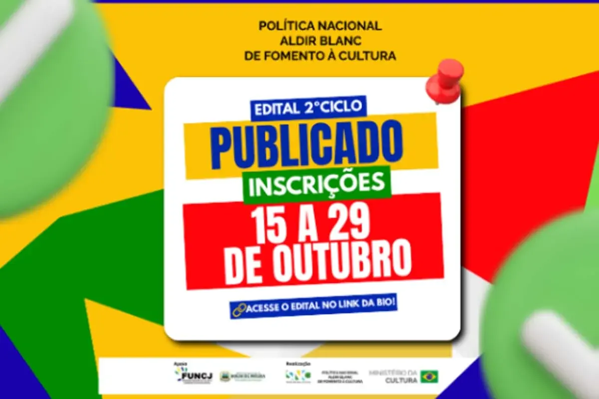 ROLIM DE MOURA - Fundação de Cultura e Juventude publica editais do segundo ciclo da Política Nacional Aldir Blanc