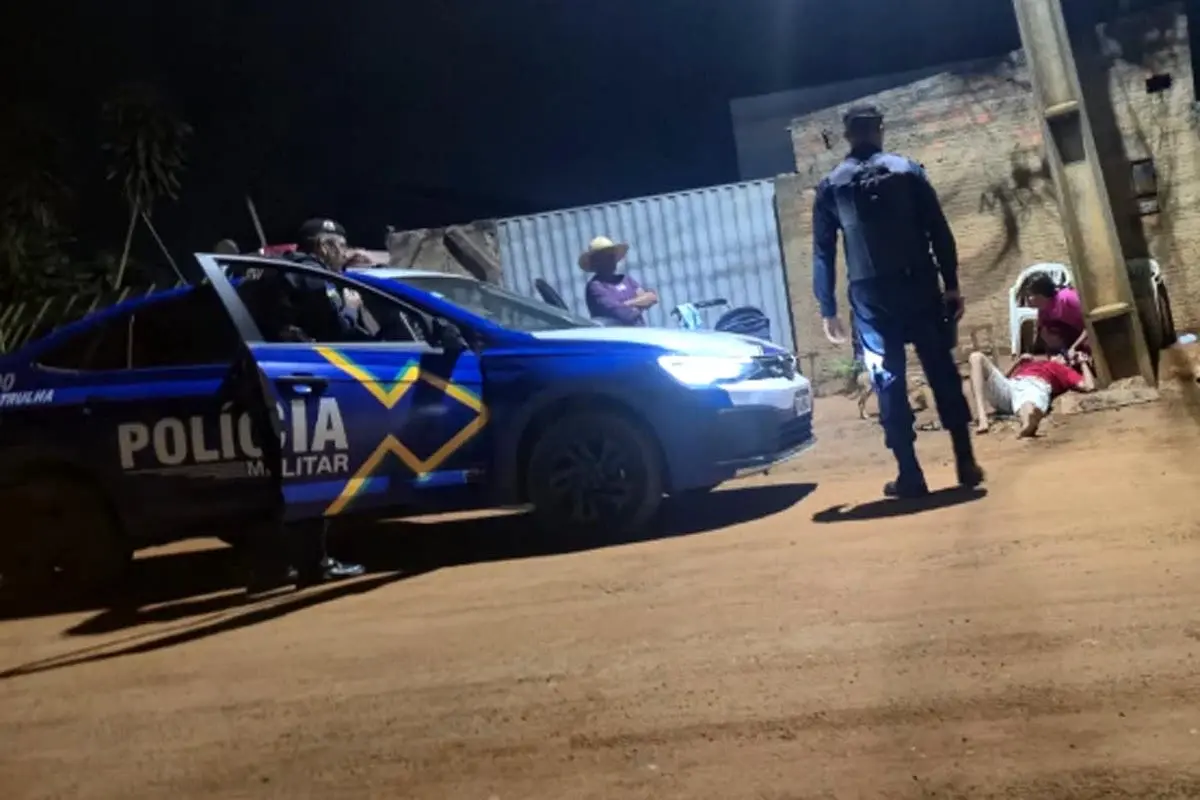 Violência  -Homem é alvejado com vários tiros de pistola em Vilhena
