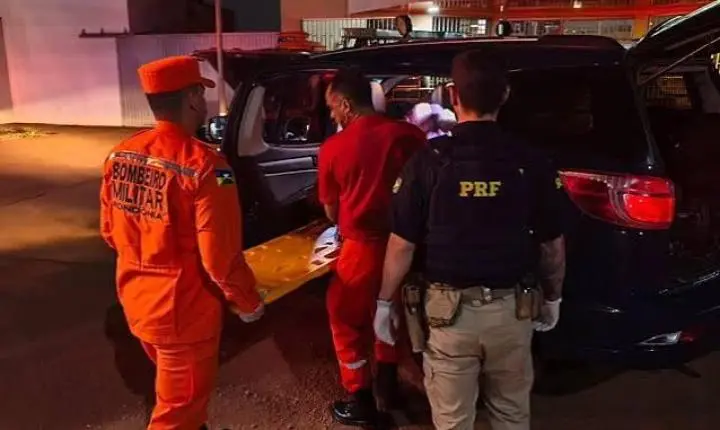 Bebê nasce dentro de viatura da PRF em Rondônia