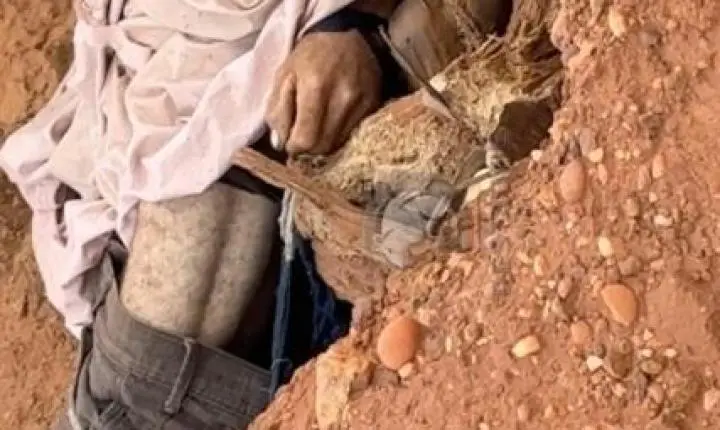 CENA BIZARRA - Vídeo -  Homem é encontrado com mãos amarradas, calças abaixadas e sinais de tortura em MT; vídeo