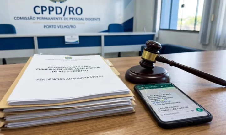  CPPD/RO convoca professores para complementação de documentação para cumprimento de ação judicial do RSC