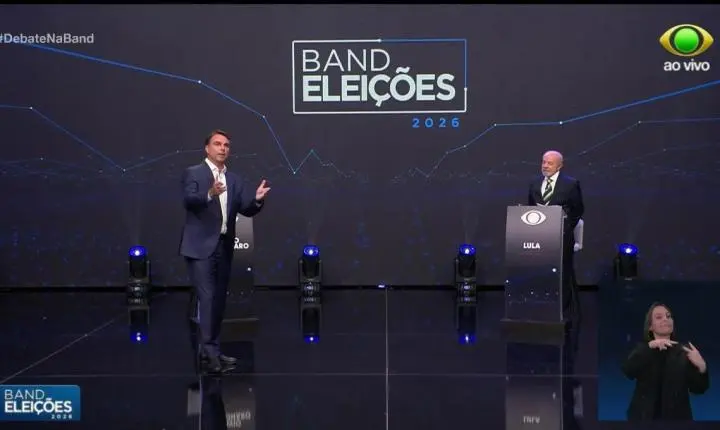 Debate na Band - Flávio promete classificar facções criminosas como organizações narcoterroristas