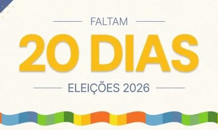 Eleições - Faltam 20 dias para o 1º turno das eleições