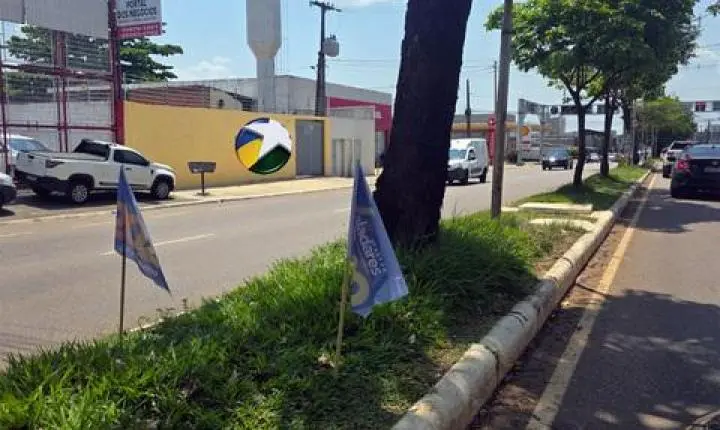 Eleições - Justiça Eleitoral notifica campanhas sobre proibição de bandeiras em canteiros e carros de som em 