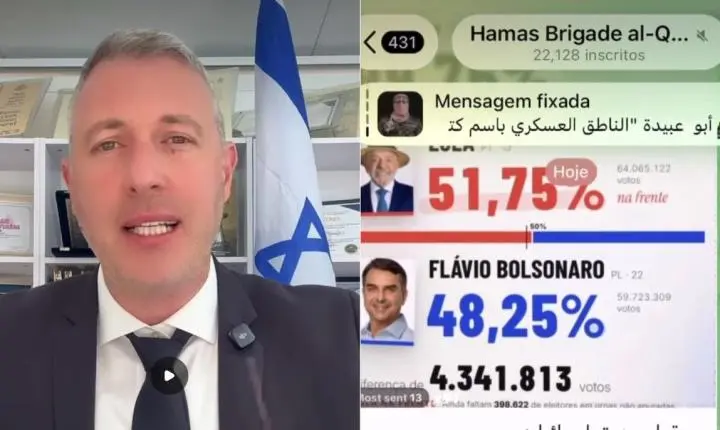 Grupo terrorista - VÍDEO - Porta-voz de Israel afirma que Hamas celebrou vitória de Lula
