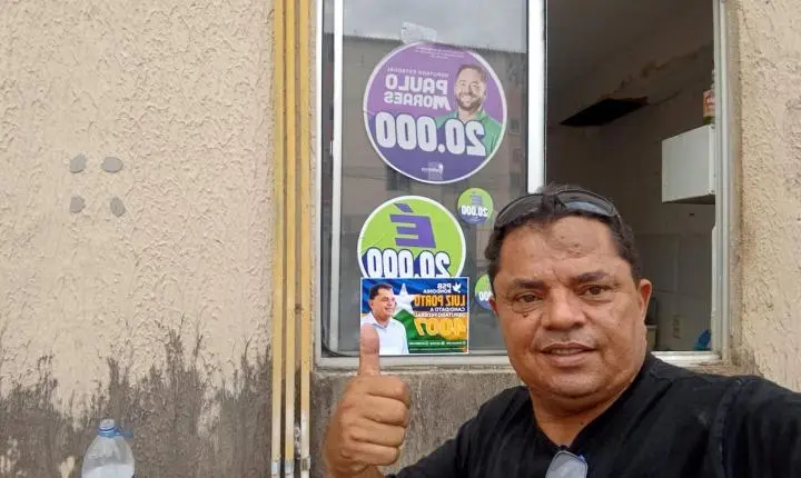 Luiz Porto 4007 visita morar melhor, ouve moradores e realiza adesivaço
