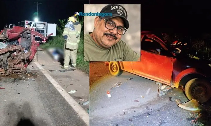 Polícia - Motorista morre preso às ferragens após bater de frente em ônibus na BR-319
