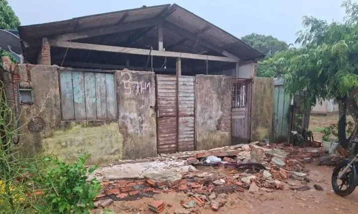 Polícia - Mulher morre atingida por parede durante vendaval em Guajará-Mirim