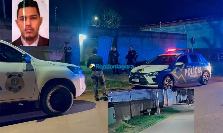Polícia - Vídeo: criminosos derrubam portão com carro, invadem casa e matam apenado a tiros em Porto Velho