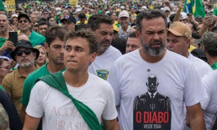 Política - Bruno Scheid participa de ato de Nikolas contra Alcolumbre